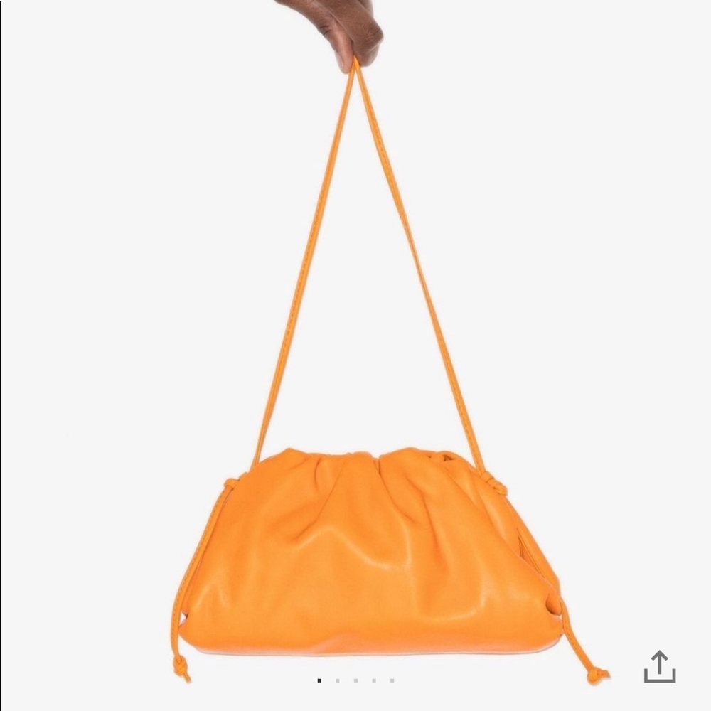 Bottega Veneta Orange Mini Pouch. *NEW*